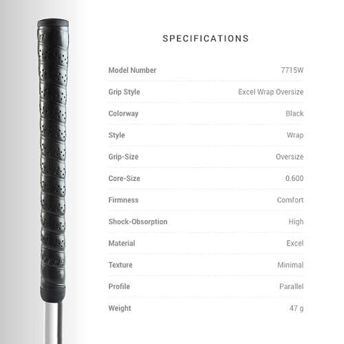 Winn Excel Wrap Oversize Golf Grips - Image 4