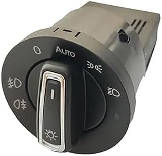 for Golf MK4 MK5 MK6 for Passat Car Headlight Fog Lamp Switch Headlamp Switch Car Accessorie Headlight(B)