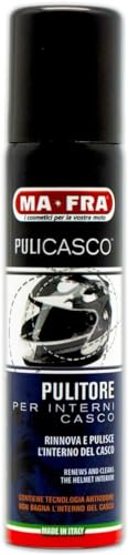 Ma-Fra, Pulicasco, Spray Pulitore Interni Casco, Dissolve i Cattivi Odori ed Igienizza l'Imbottitura, non Lascia Aloni, 75 ml