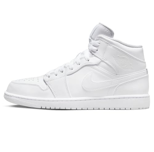 NIKE Air Jordan 1 Mid męskie sneakersy, biały, 45.5 EU