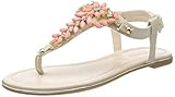 buffalo sandaletten gold schlange Perfect fit with memory foam Buffalo Damen Rosalie Flache Sandale, BEIGE/Coral, 40 EU
