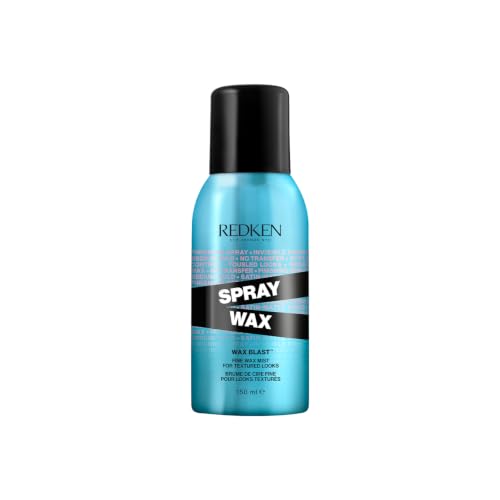 Image of Redken Spray Wax Infused with Vitamin E and Glycerin, 150 ml | Lightweight Fine Mist for Medium Control and Satin Matte Finish | Vegan Formula | for All Hair Types | for Women & Men