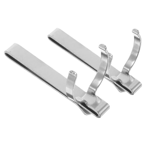 2pcs Stainless Steel Flashlight Belt Clip M21b Clamp for Belts