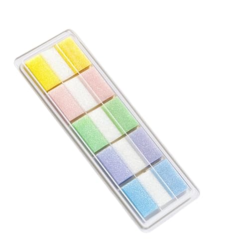 120Sheets Clear Adhesive Label Sticker 38x25mm Adhesive Note Paper for Binder Notebook Planner Document Organization Office File