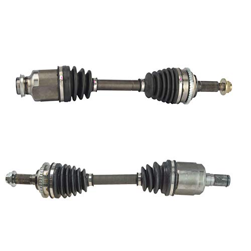 Image of TRQ Front Driver and Passenger CV Axle Assembly Set Compatible with 2006-2009 Ford Fusion V6 3.0L 6 Speed Automatic 2006 Lincoln Zephyr 2006-2009 Mercury Milan V6 3.0L 6 Speed Automatic