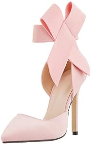 Xianshu Xianshu Womens Bow Tie High Heel Pumps Party Dress Court Schuhe Xianshu Xianshu Womens Bow Tie High Heel Pumps Party Dress Court Schuhe
