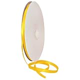 Morex Ribbon 08806/00-660 - Cinta de satén de doble cara, color dorado amarillo