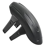 Motorcycle Rear Mudguard Tire Splash Guard ABS Metal Black Universal for 12-18in Wheels Hub