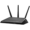NETGEAR – router wifi Nighthawk R7000P – 100NAS, AC2300: velocidad inalámbrica de hasta 2300 Mbps, cobertura de hasta 2000 pies cuadrados para hasta 35 dispositivos, 4 puertos Ethernet de 1 gigabyte y 1 puerto USB 3.0, con seguridad Armor