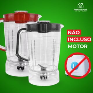 Copo de liquidificador serve para Mondial L850/L900w turbo Cristal Preto