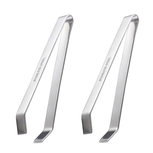 NonMiFyR 2 Pinzas para Espinas de Pescado, de, Pinzas para Servir Aperitivos, Pinzas de Cocina, Herramienta de Fácil Agarre, Pinzas de Cocina de a