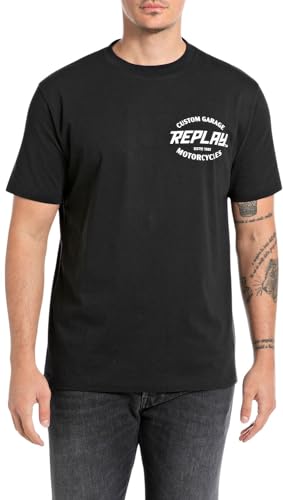 Replay Men's, 098 Black, Small