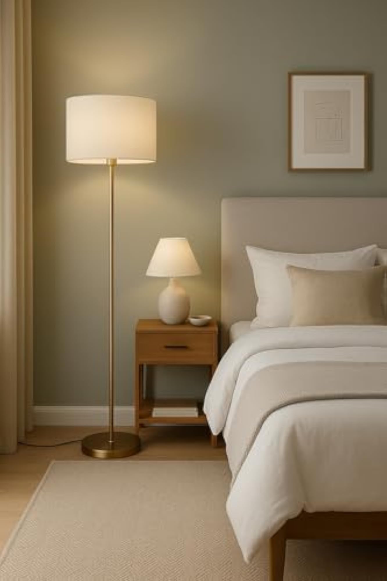 Heaven Craft Floor Lamp with Golden Finish