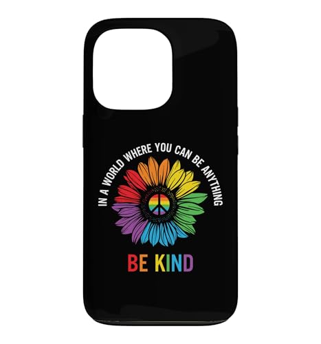 Be Kind�Ђ܂��LGBT�[�����C���{�[�Q�C�v���C�h���� �X�}�z�P�[�X iPhone 13 Pro �p