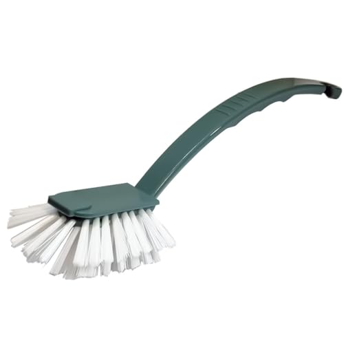Escova de Limpeza Multiuso Cabo Longo 27cm pra Cantos