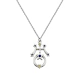 MYANAIL Nine Planets Pendant Necklace Sailor Moon Guardian Star Clavicle Necklace, Astronomy Enthusiast Gift Jewelry (Uranus)