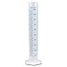 1000ml Plastic Graduated Cylinder, Printed and Molded Graduations, Single Metric Scale, Polypropylene, Karter Scientific 237O2 (Single)