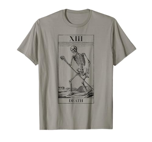 Image of Vintage Death Tarot Card T Shirt, XIII T-Shirt