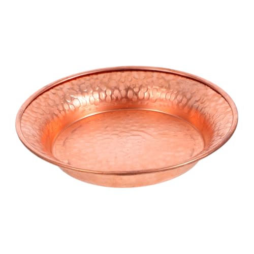 RORPOIR Copper Bowl 4.5 Inches Decorative Multi-use for Sauce Dip Offering Jewelry Buddhist Home Decor