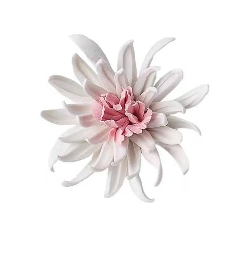 AMERRY Pansy,White,2.76",Ceramic Wall Flower Decor Artificial 3D Flower Wall Art，Handmade 3D Wall Art Hanging Sculpture， Porcelain Flower Wall Décor (Pansy,White,2.76")