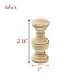 HEVSTIL 6-Pack Bed Post Finials,Fence Post Finial Newel Post Finial Wood Finials Decorative Delicate Wood Carved Finial Wooden Ornaments