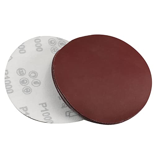 Utoolmart ディスクペーパー サンダー サンディングディスク サンドペーパー ダブルアクション マジック ペーパー 研磨 やすり 電動サンダー用 サンディングパット 木工用 ランダムアクションサンダー用 サンディング 研磨 サンダー用紙やすり丸型 #1000 工木工生地研磨用 6インチ 外径 150mm 20枚