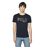  Polo Ralph Lauren Camiseta Custom Slim Fit con Logotipo (XL, Cruise Navy)