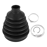HEROFFIX 1 Satz CV-Gelenkmanschetten-Kit für Nissan Pathfinder 2014-2020 Äußere Gleichlaufgelenkmanschette mit Klemmen Nr. C9241EA000 Schwarzer Gummi