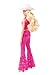 Barbie: The Movie Collectible Doll Margot Robbie as in Pink Western Outfit, Pink,silver