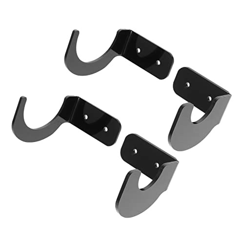 Happyyami 4Pcs Baseball Bat Rack Acrylic Display Holder for Softball Baseball Wall Mount Storage Shelf for Organizing Bats Collectibles Space Saving Design