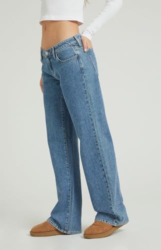 PacSun Women's Zoe Low Rise Girlfriend Jeans Medium Wash2
