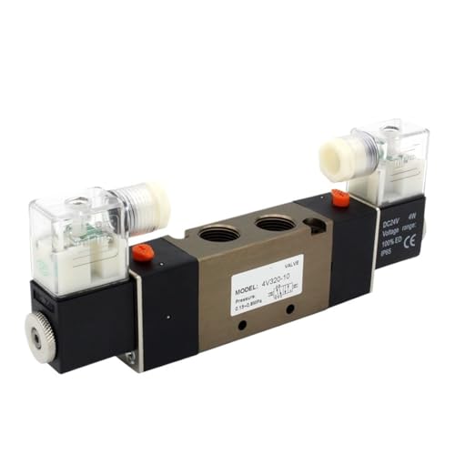 Vanne solénoïde 5 voies 4V320-10 à commutation rapide 3/8 BSPT
