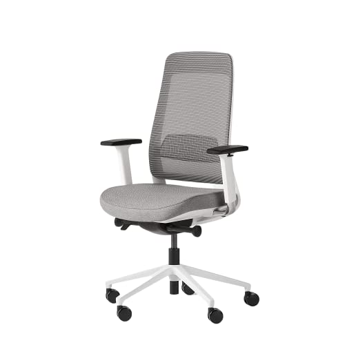 Image of Fully Alani Desk Chair - White /Grey