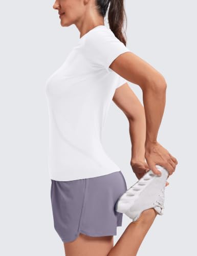 Image of MathCat Seamless Short Sleeve Workout Tops for Women