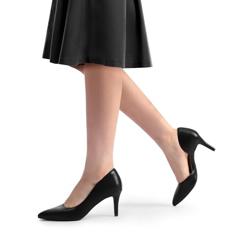 DREAM PAIRS Women's Dress High Heels Pumps Closed Pointed Toe Stiletto D'Orsay Shoes for Wedding Party4