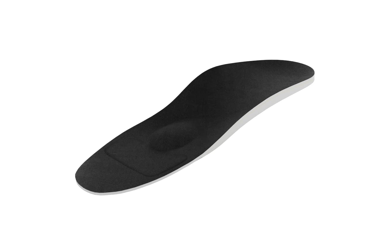 KINGMED Semelles orthopédiques pour homme à l'avant-pied - Soulagement et amortissement - Matériel médical - Tissu à carreaux - Taille 38 - Dimensions 8,7 x 25,4 x 1,5 cm