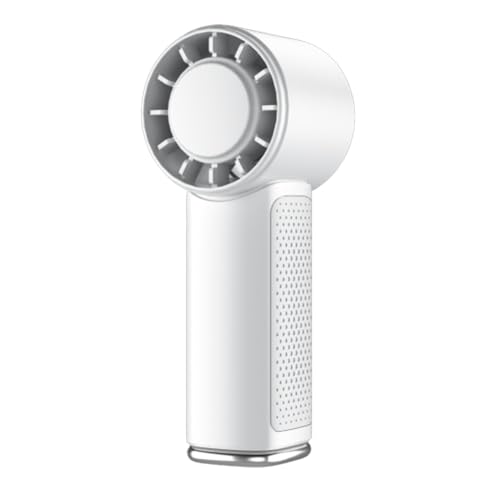 Qussedser Ventilador Portátil de Mano Mini Ventilador de Aire Acondicionado, 2000 MAh USB Recargable, A
