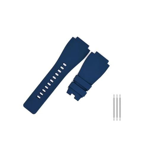 [ȓX] 22mm 24mm o[EHb`Xgbv XeXX`[obN xXɓK For BR 03-92 _Co[T^[ɓK C^[tF[XEHb`ANZT[(Blue-No buckle,24mm)