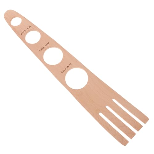 MAGICLULU 4agujeros Medidor De Espaguetis De Madera De Herramienta Para Medir Pasta Control De Porciones De Pasta Utensilio De Cocina Medidor De Espaguetis Para Cocina