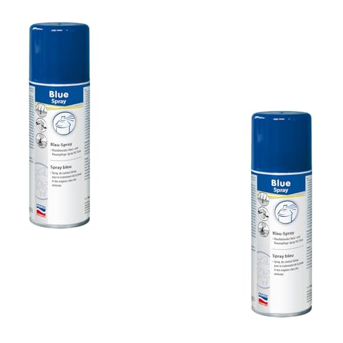 Agrochemica Kerbl BLAU-Spray | Doppelpack | 2 x 200 ml | Schutz und Pflege für stark beanspruchte und empfindliche Hautpartien bei Tieren | Bei Liegestellen an den Gelenken