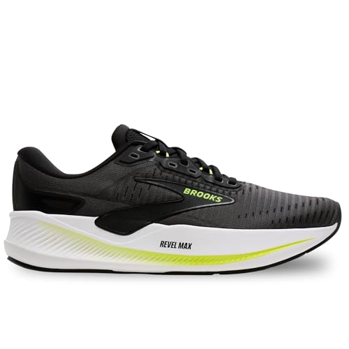 Brooks Revel Max - Zapatillas de running para hombre, Negro , 41 EU