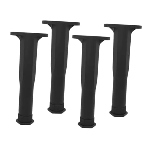 Housoutil 4 Patas De Soporte para Muebles Patas De Repuesto para Mesa Patas De Gabinete Patas De Taburete Patas De Soporte para Marco De Cama Patas De Silla Patas De Sofá Estante De