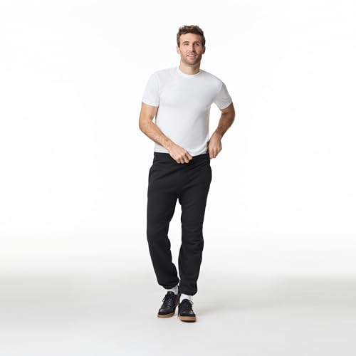 Image of Gildan Men's Fleece Elastic Bottom Pocketed Pant