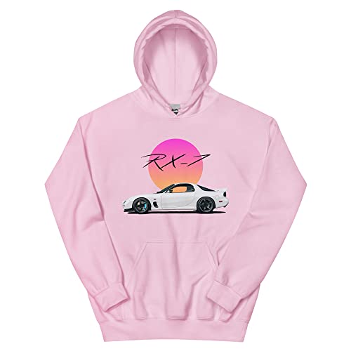 Sweat à capuche JDM RX7 Vaporwave style tuner street racing pour homme