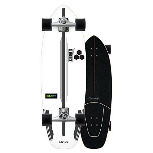 Carver Skateboards Channel Islands Happy Surf Skate 30' - CX Raw - 69mm Roundhouse Cóncavo