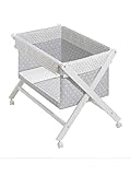 Minicuna mibebestore Plegable Transparente Estrellas Gris: E