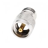 同軸ケーブル用変換アダプター N型メス - M型オス | インピーダンス50Ω・純重量40g | 無線機/アンテナ接続向け・2個セット