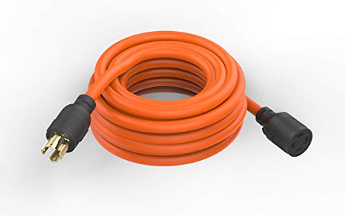 40 Feet Nema L14-30P/L14-30R Generator Extension Cords, 4 Prong Heavy Duty, 30 Amp,125/250V,Up To 7500W 10Awg Cable And The Cable Ul Certification,Orange #TOP2