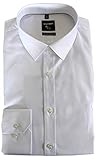 Armlänge: Langarm Olymp Herren Hemd No. 6 Super Slim Fit Langarm, weiß, 42/L