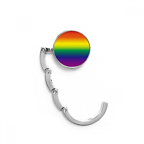 Crochet sac pliant LGBT table : accroche-sac bureau compact coloré